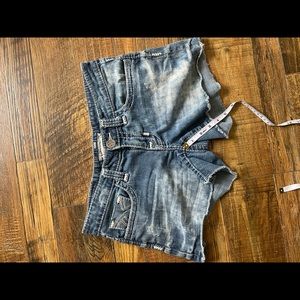 Big Star Liv Shorts Distressed Size 29